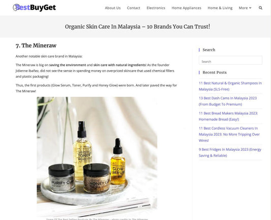 Organic Skin Care In Malaysia – 10 Brands You Can Trust!