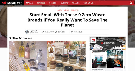 Start Small With These 9 Zero Waste Brands If You Really Want To Save The Planet - The Mineraw
