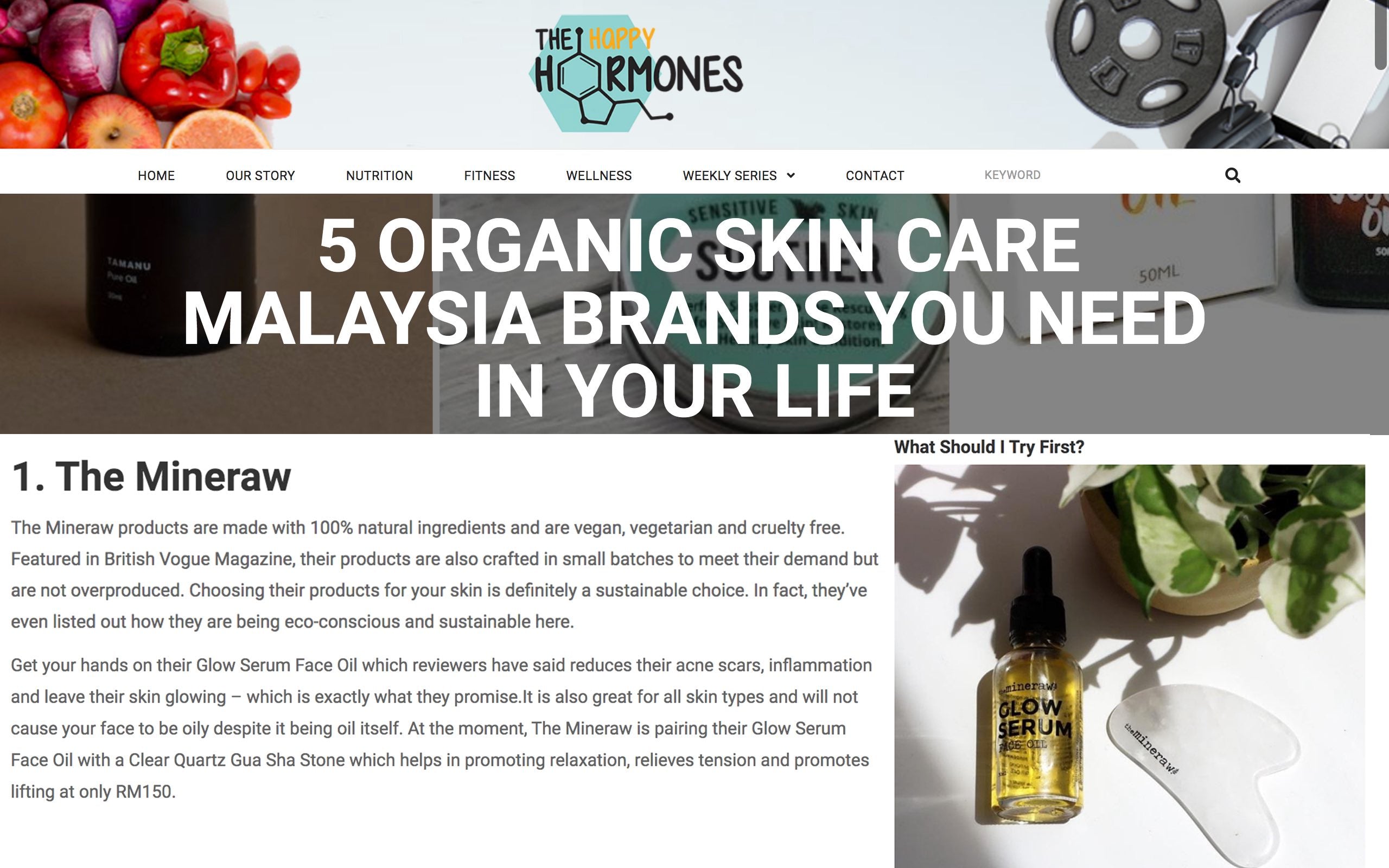 Organic Skin Care Malaysia Brands You Need in Your Life - The Mineraw