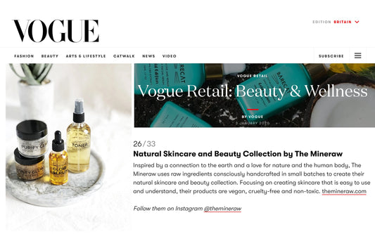 Vogue Retail: Beauty & Wellness - The Mineraw